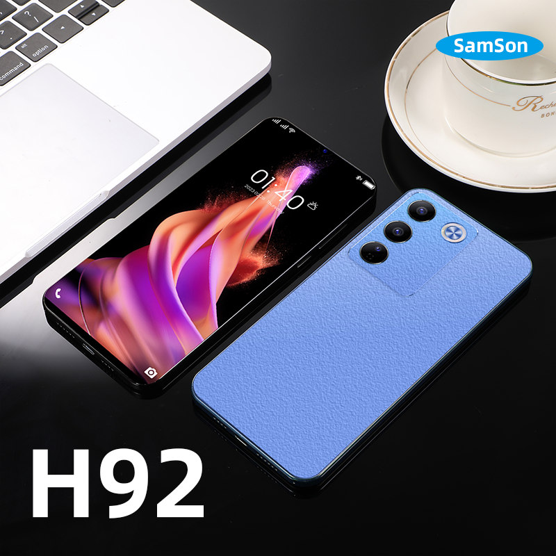 Original H92 Android13.0 Phones Cheap 7.3 Inch 5g smart phone hot selling 16GB+1TB mobile phone 2024